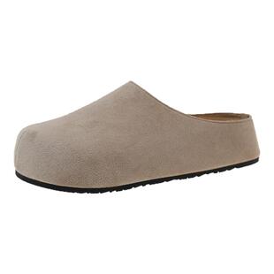 复古厚底勃肯包头拖女外穿2026年新款春夏季时尚一脚蹬懒人半拖鞋