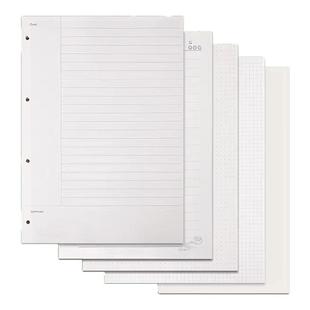 A4A5A6A7B5活页替换内芯6孔9孔空白横线内页纸会议记录康奈尔