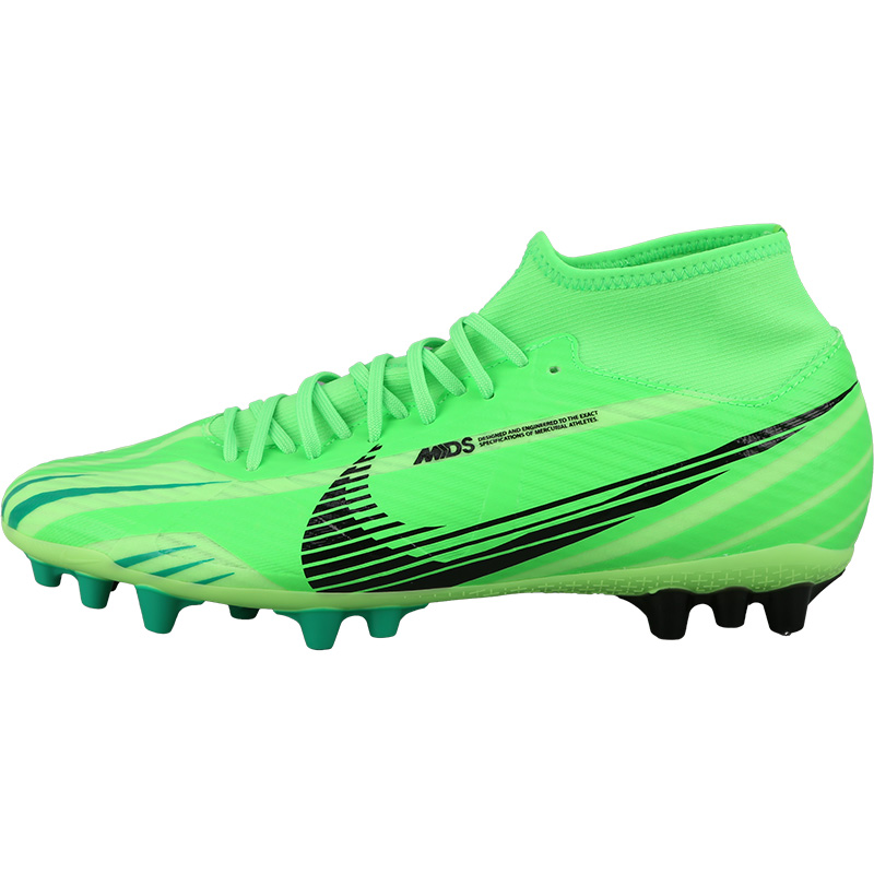 小李子NIKE耐克刺客15中端高帮AG短钉足球鞋成人男FJ7187-300