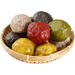 山东馍婆婆纯手工低脂果蔬粗粮真材实料粘豆包每个125克10个一份