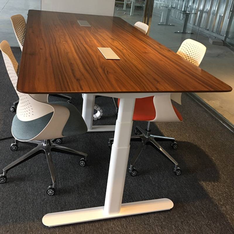 最大可配3.5*1.2米板站立式高度可升降调节会议桌大尺寸电动升降
