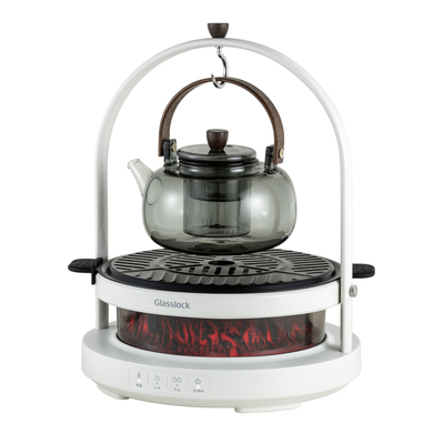 Glasslock围炉煮茶器电陶炉盖朗星火炉家用电茶炉全玻璃养生壶