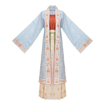 宋制对襟衫宋抹百迭裙春夏复原