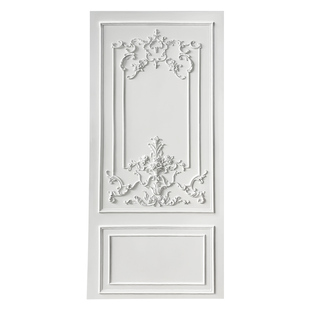 法式背景墙护墙板碳晶板pu线条装饰墙板木饰面室内装修墙面装饰板