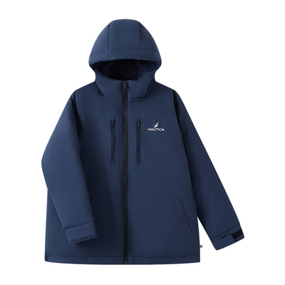 【高蓬云盾】NAUTICA童装 男女童羽绒服秋冬儿童外套保暖休闲连帽
