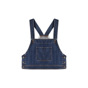 WMWM 设计师品牌 26春夏新款 休闲背带牛仔小上衣 SOLSOL买手店