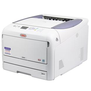oki c833 811 831牛皮不干胶名片贺卡请柬厚纸双面彩色激光打印机