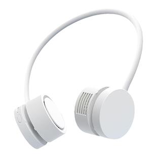 米卡凡挂脖风扇挂脖空调可折叠迷你随身风扇usb充电便携式风扇挂脖子上超长续航低音小型户外大风力降温神器