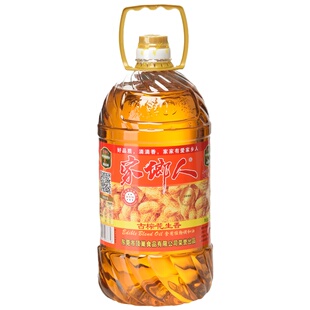 家乡人古榨花生浓香油家用食用烹饪炒菜美味食用油植物油花生油5L