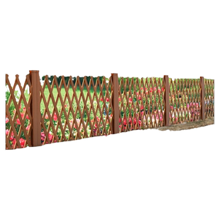 防腐木栅栏花园庭院围栏户外田园种菜隔断花架插地篱笆护栏门爬藤