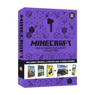 我的世界终极大礼盒 英文原版 Minecraft the Ultimate Explorer's Gift Box 探险者指南 精装 我的世界系列 英文版 进口原版书籍