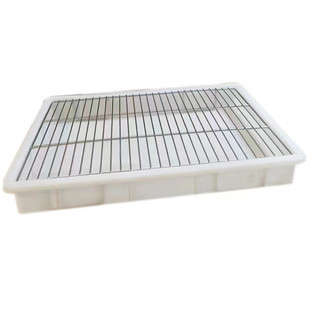 狗厕所304不锈钢 狗厕所便盆 狗砂盆可漏尿宠物厕所特大号包邮