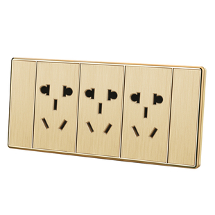 国家电工118型开关插座家用厨房墙壁6六20九孔9孔十二孔12孔面板