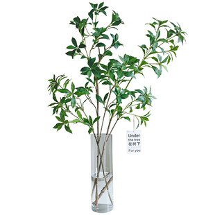 高仿真日本马醉木吊钟假绿植假树枝绿叶枝条新居送礼家居客厅装饰