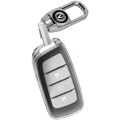 适用于长安系列车钥匙套全透明