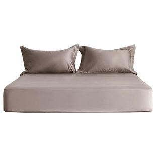 100支床笠纯棉单件全棉床罩1.8m棕垫床笠席梦思保护套防滑INS