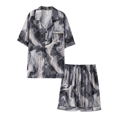 蓓伊娜男士冰丝可外穿睡衣家居服