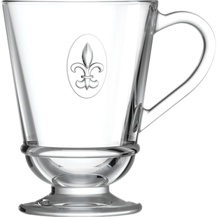 法国LAROCHERE鸢尾花酒杯 宫廷风复古玻璃葡萄酒杯果汁杯鸡尾酒杯