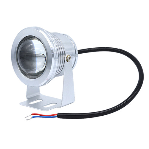 防水led射灯12V24V60V电池电瓶聚光灯10W超亮RGB公园灯庭院景观灯