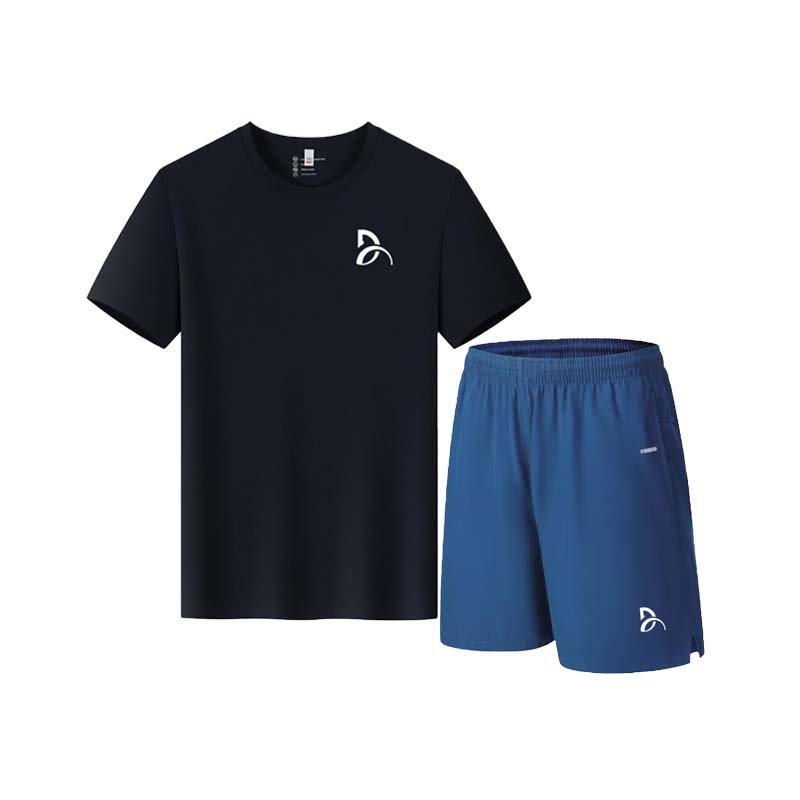 德约科维奇新款网球服套装男速干运动训练服吸湿排汗短裤网球T恤