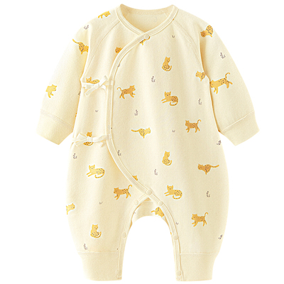 汤尼倍儿新生儿系带连体衣春秋冬