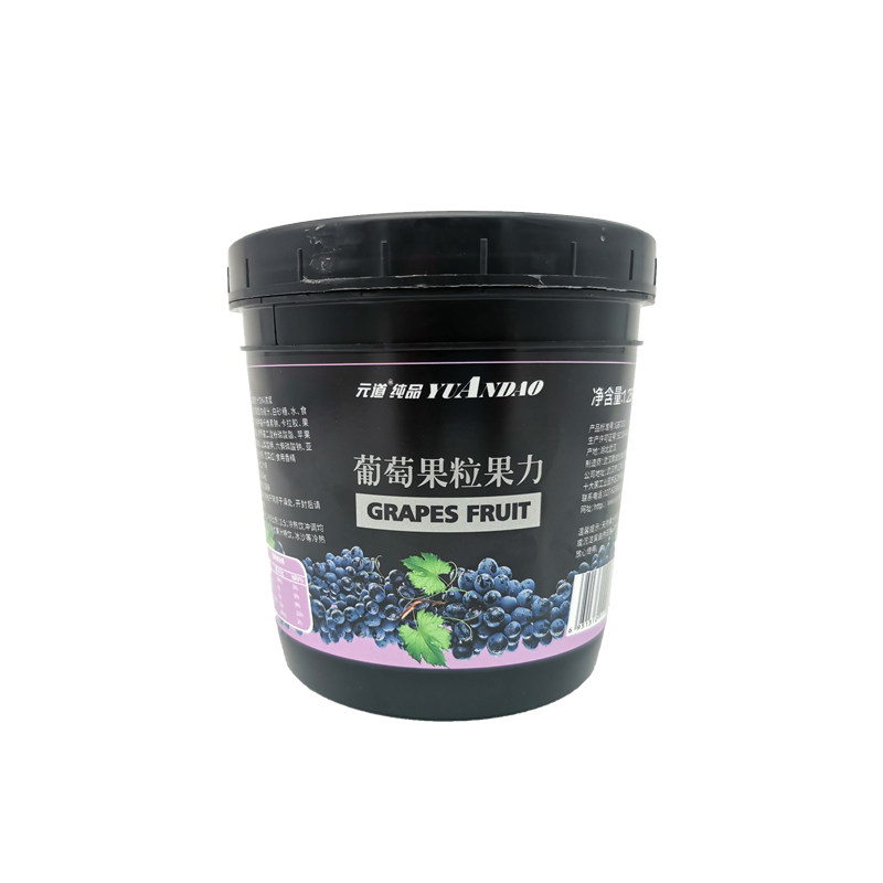 元道纯品果粒果力果泥果酱芒果草莓蓝莓水蜜桃葡萄味冰沙甜品浓浆