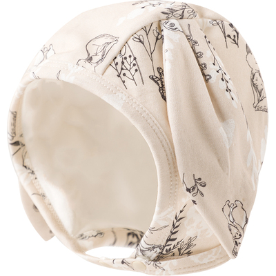 巨可爱的兔儿帽面料柔软舒适