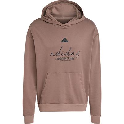 阿迪达斯男士宽松连帽卫衣