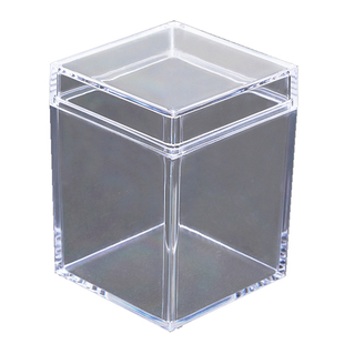 盲盒收纳盒水晶透明包装盒子数码产品方形塑料盒子手办展示盒样品
