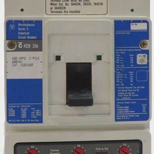 Westinghouse KDB3400 工业 3极断路器 KDB 35k 带 KT3400T 可正