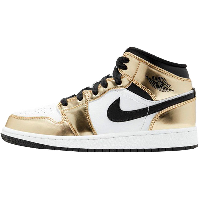 耐克AirJordan1男女中帮篮球鞋