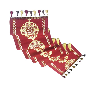 新年桌旗2026年新款喜庆氛围感茶几长条春节过年布艺装饰餐桌桌布