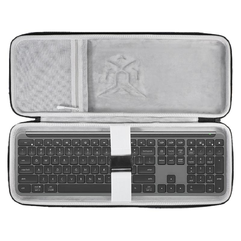 虎炳适用罗技Logitech键盘收纳包抗压K950收纳包MX Mechanical键盘包MX Keys S便携盒K865机械键盘一体收纳包
