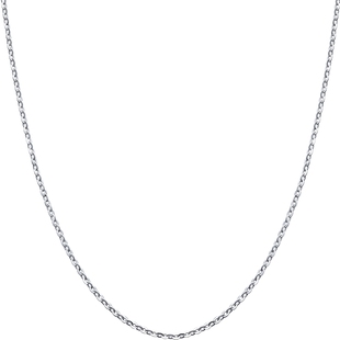 周生生PROMESSA18K白色黄金项链K金项链素链04800N18KW