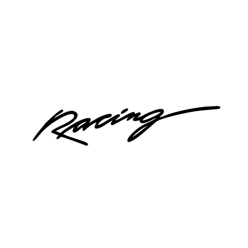 L&R车贴racing个性改装标志 灯眉车窗贴纸 尾部装饰贴花 字母车贴