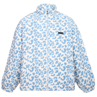 ktda20fw国潮嘻哈雪蓝色夹克