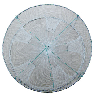 包邮圆形可折叠捕鱼笼渔笼捕龙虾笼麦穗鱼笼鳑鲏鱼提网笼捕鱼网兜