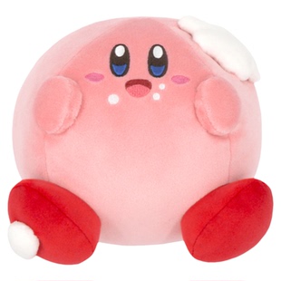 日本三英贸易正版星之卡比毛绒玩具卡比美食节奶油卡比可爱玩偶