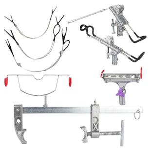 桥钓支架配件筏竿手竿海竿水滴轮船钓筏钓桥栏杆钓鱼支架灯架炮台