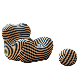 妈妈的怀抱沙发椅网红原版可拆洗家用客厅卧室设计师单人休闲椅子