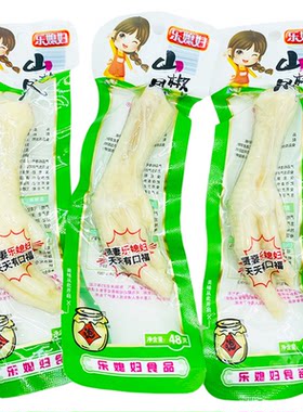 乐媳妇野山椒凤爪重庆真空鸡爪