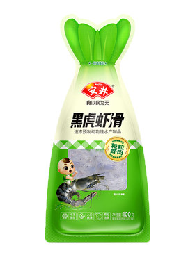 安井黑虎虾滑100g三种口味任选