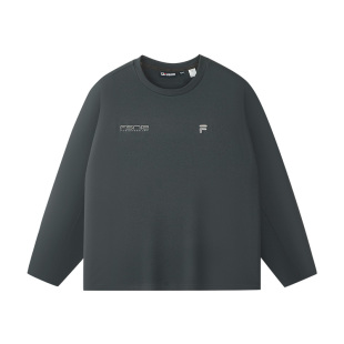 【章昊同款】FILA FUSION斐乐潮牌针织长袖T26冬新款男速干上衣