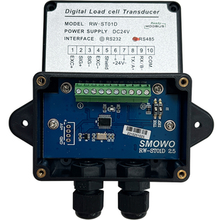 RW-ST01D称重测力称重传感器变送器485通讯RTu协议送软件