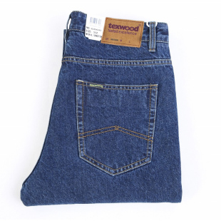 高端苹果牛仔裤男款秋冬款中高腰直筒宽松中年舒适免烫休闲长裤