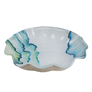 高端玻璃刺身盘海鲜冰盘生鱼自助餐冷餐凉菜盘水果拼盘火锅店餐具