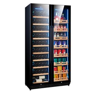 哥仕丹顿红酒柜嵌入式冰吧三温双门恒温酒柜家用茶叶饮料冷藏柜