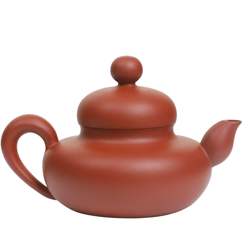 林嬿弥勒朱泥全手工紫砂泡茶壶
