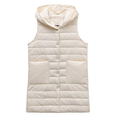 日本试衣间冬季轻薄羽绒马甲