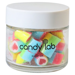 candylab手工切片爱心岩石糖硬糖网红糖果零食宝宝满月婚庆伴手礼